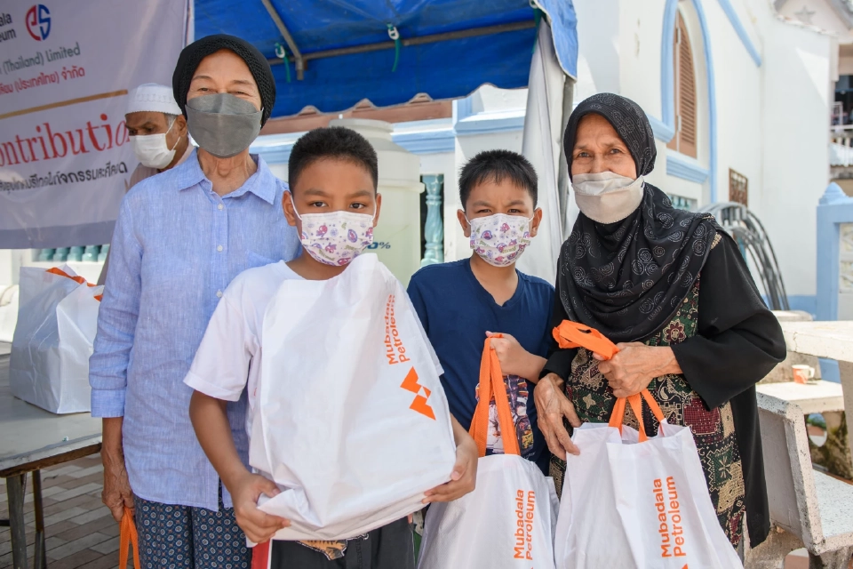 มูบาดาลา ปิโตรเลียม สนับสนุนกิจกรรมการละศีลอด พร้อมร่วมต้านภัยโควิด-19 ในชุมชน