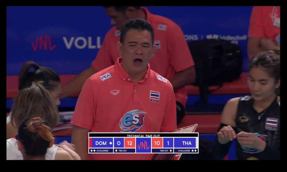 ต้านไม่ไหว วอลเลย์บอลหญิงไทย แพ้ โดมินิกัน ศึกเนชั่นส์ลีก2022