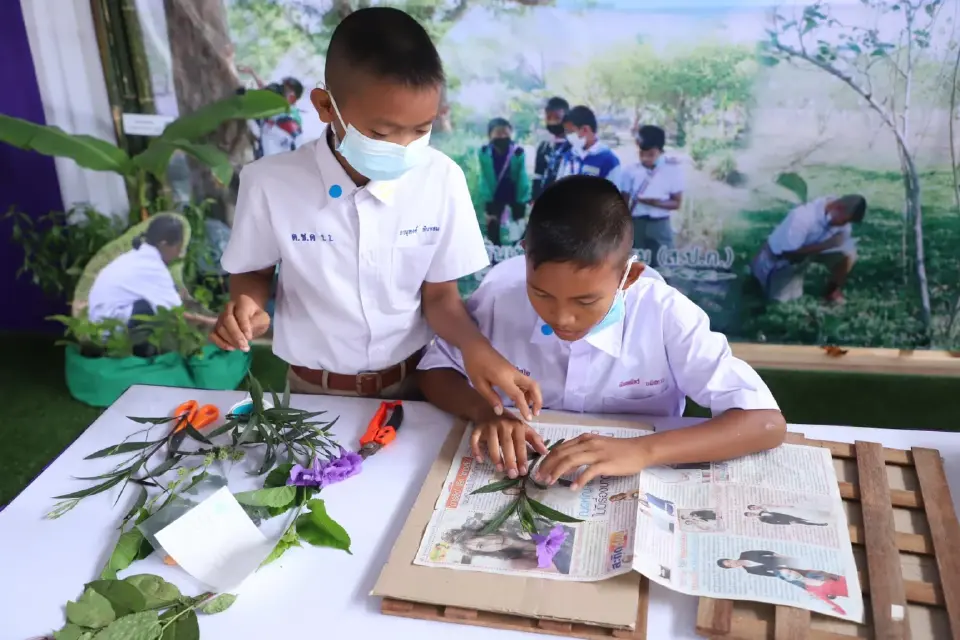"กรมสมเด็จพระเทพฯ" เสด็จฯโรงเรียนตชด.บ้านห้วยฆ้อง จ.อำนาจเจริญ