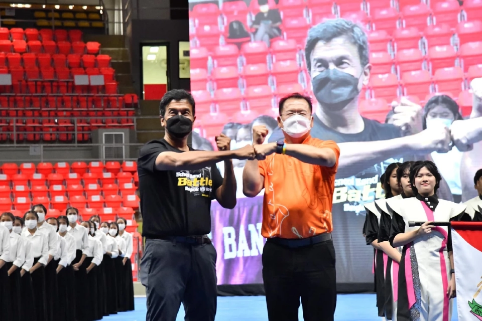 ภาพบรรยากาศการประชันวงดุริยางค์กระชับมิตร กรุงเทพฯ -โคราช