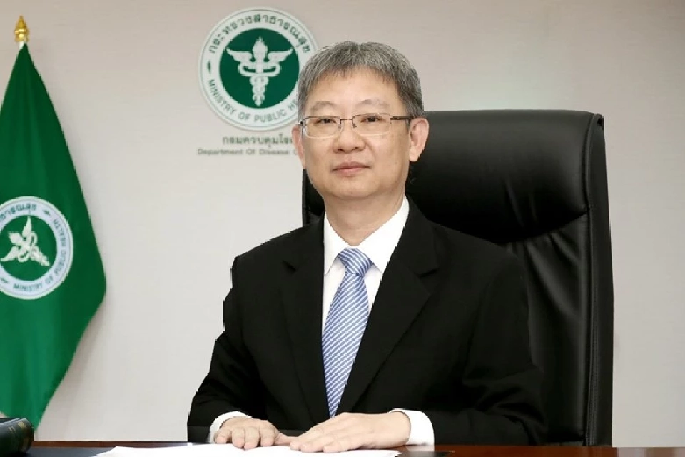 นายแพทย์โอภาส การย์กวินพงศ์ อธิบดีกรมควบคุมโรค 