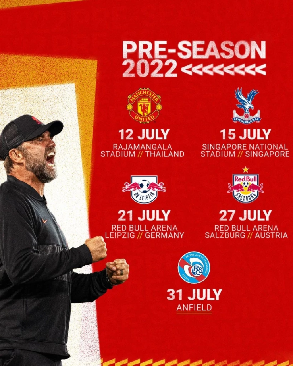 โปรแกรมพรีซีซั่นของลิเวอร์พูล