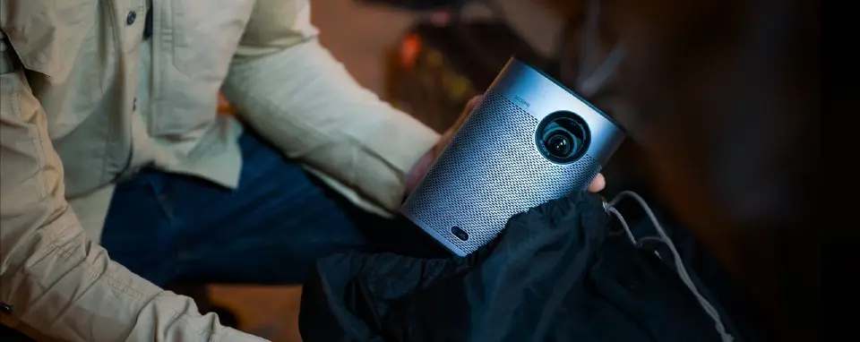 Halo+ โปรเจคเตอร์แบบพกพาสุดล้ำ  แบตในตัว ทรงพลัง 1080p FHD