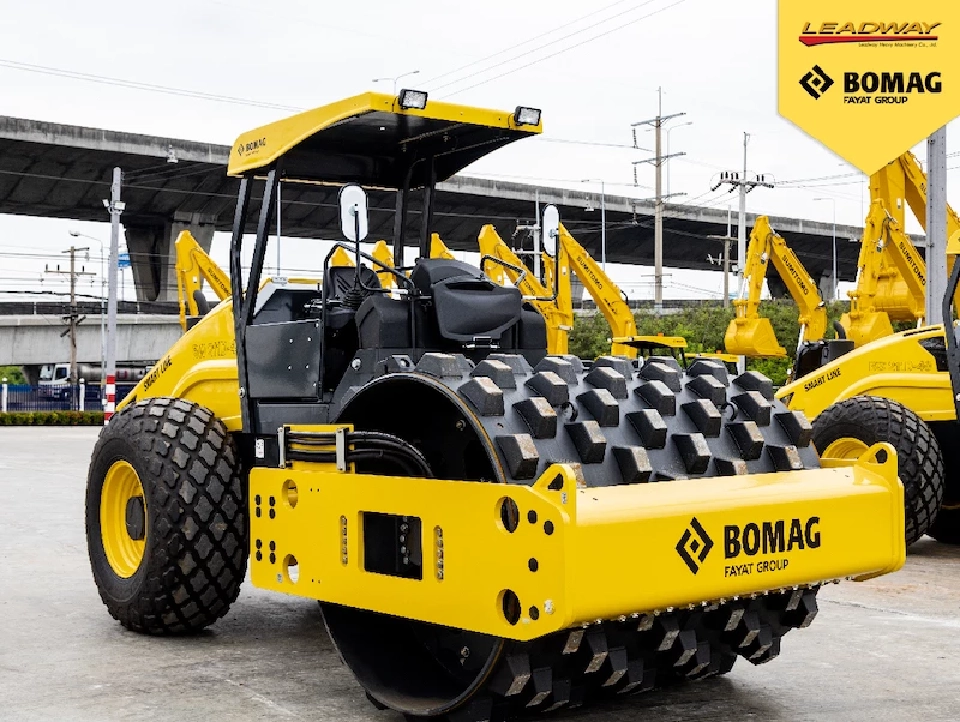 ลีดเวย์ เล็งเสริมเครื่องจักรกลหนัก EV ตั้งเป้าขายรถไส-บดถนน BOMAG 100 คัน