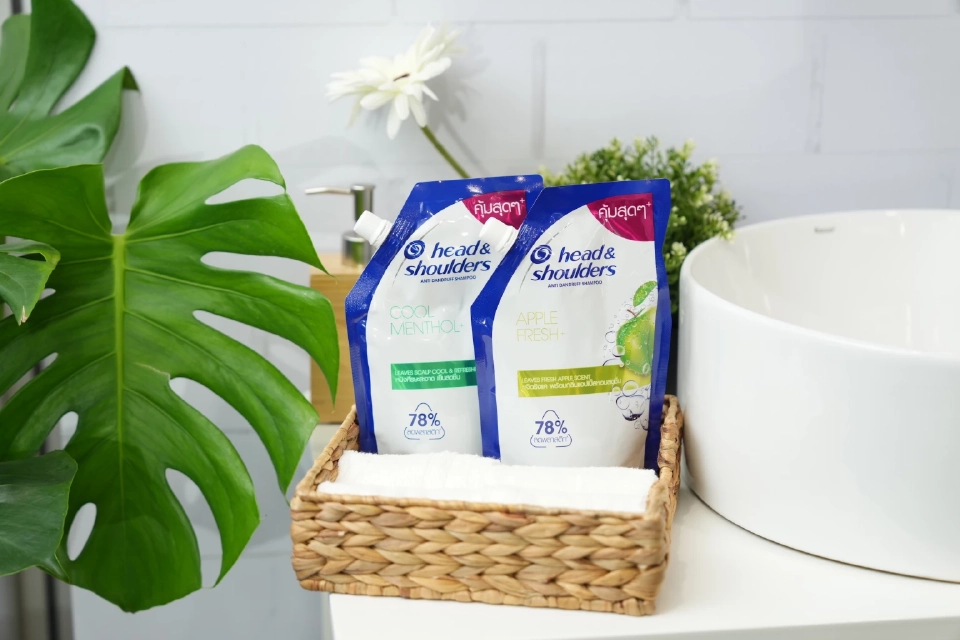 ปฏิวัติวงการแชมพู P&G เปิดตัว “Head & Shoulders” ถุงเติม ลดใช้พลาสติก