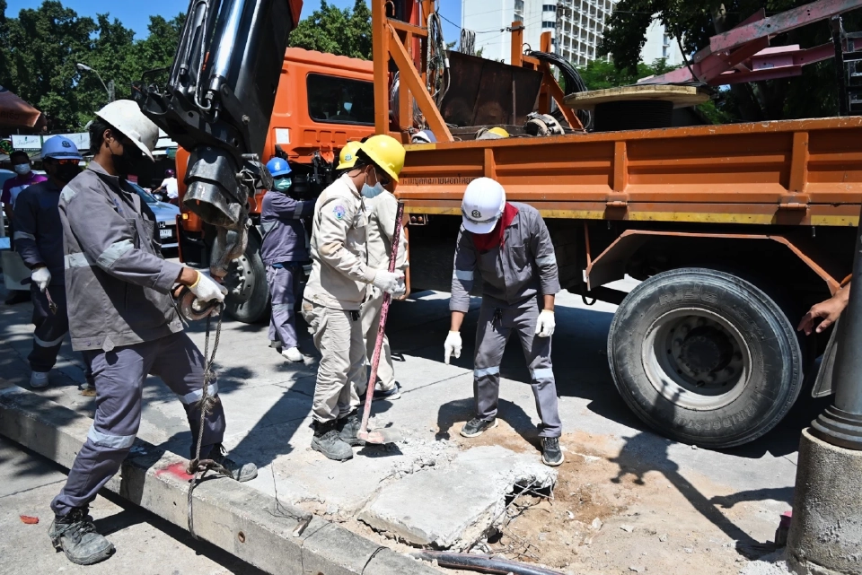 PEA ปรับปรุงภูมิทัศน์ระบบไฟฟ้า นำสายไฟฟ้าลงใต้ดินบริเวณถนนพัทยากลาง