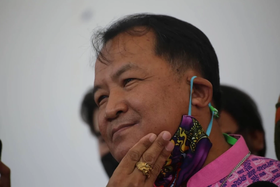  นายศรีสุวรรณ จรรยา เลขาธิการสมาคมองค์การพิทักษ์รัฐธรรมนูญไทย