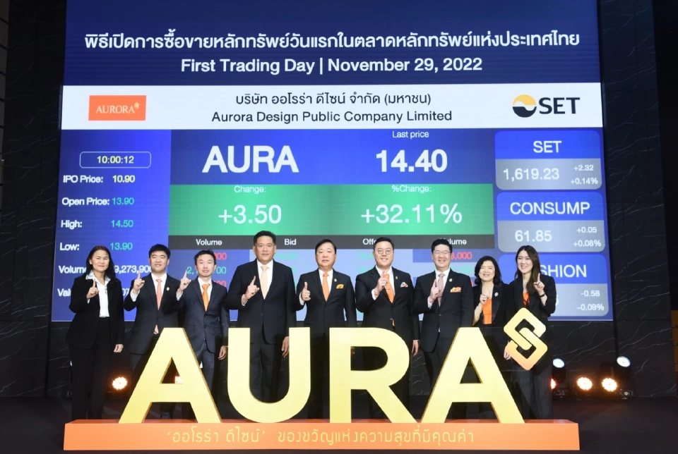 AURA รุกขยายพอร์ตธุรกิจขายฝากทองรูปพรรณ