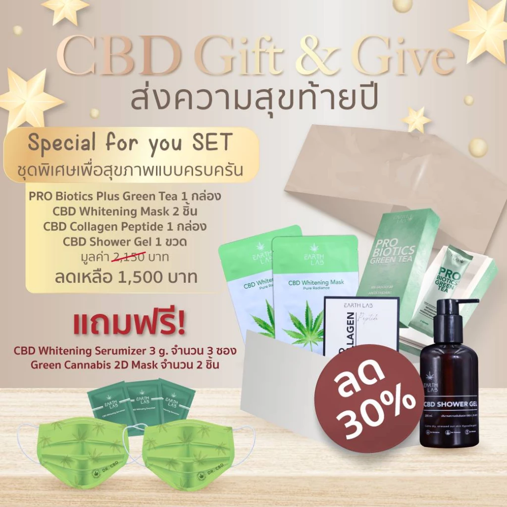 Dr. CBD มอบโอกาสเพื่อบำรุงและดูแลสุขภาพ จัดชุดโปรโมชั่นส่งท้ายปี 2565