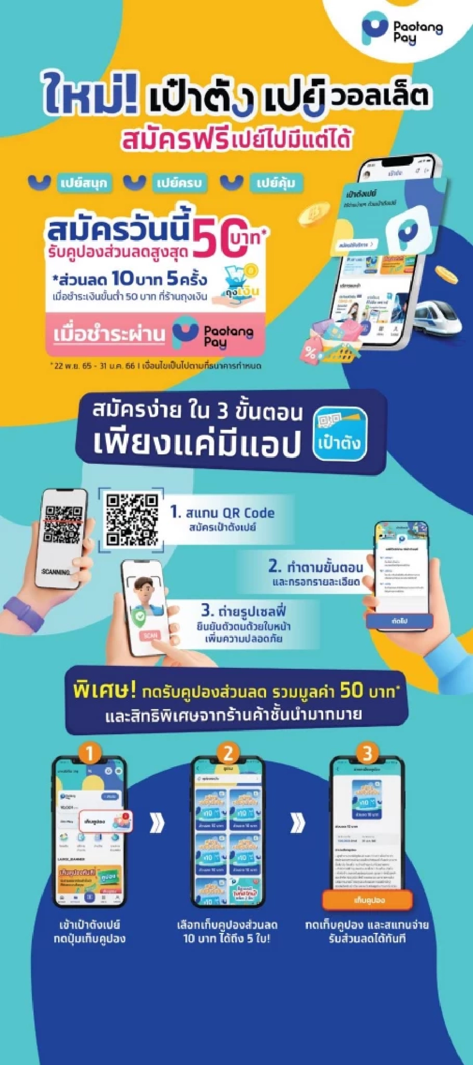 กรุงไทยวางตำแหน่ง “เป๋าตังเปย์”ขึ้นแท่น “ซุปเปอร์วอลเล็ต”ไม่เกิน 3ปี