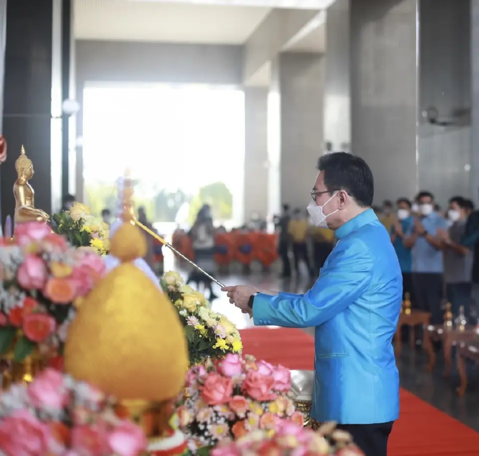 “จุรินทร์”ประธานพิธีทำบุญ เจริญจิตตภาวนา ถวายแด่ เจ้าฟ้าพัชรกิติยาภาฯ