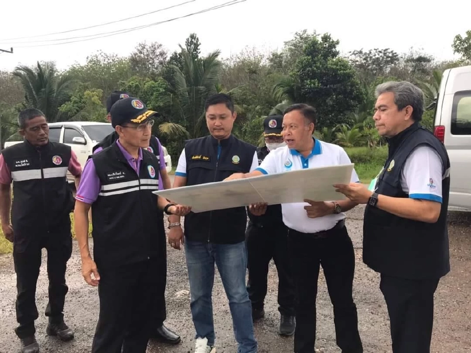 โครงการชลประทานพัทลุง ติดตามเส้นทางเบี่ยงน้ำ Flood way