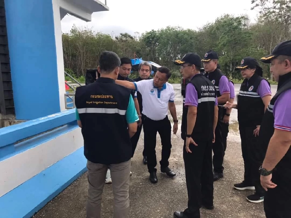 โครงการชลประทานพัทลุง ติดตามเส้นทางเบี่ยงน้ำ Flood way