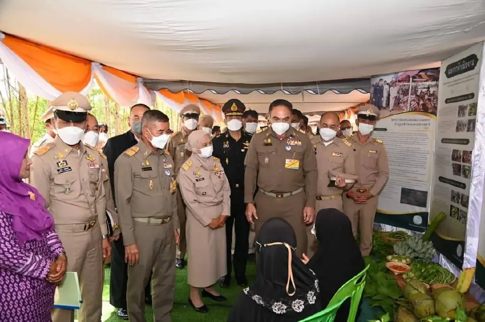 องคมนตรีลงพื้นที่ติดตามโครงการอันเนื่องมาจากพระราชดำริในพื้นที่เขต จ.ปัตตานี