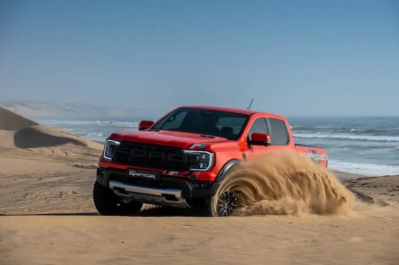 Ford Ranger Raptor ดุดันไม่เกรงใจใคร ในทะเลทรายนามิเบีย