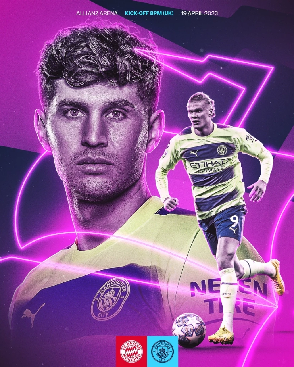 ถ่ายทอดสด​ บาเยิร์น​ มิวนิค พบ แมนซิตี้ ศึก​ยูฟ่า​ แชมเปี้ยนส์​ลีก​