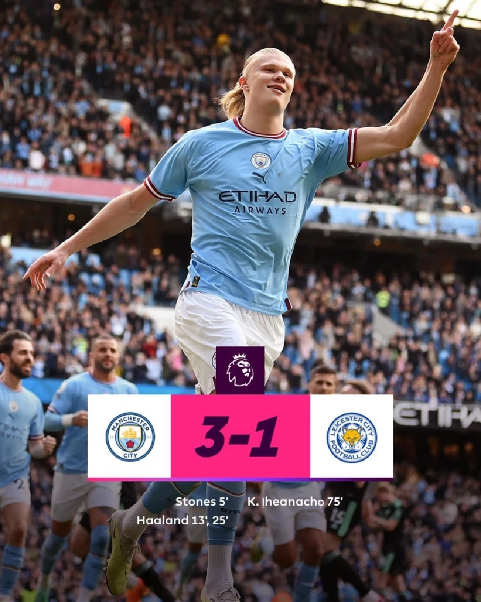 แมนฯซิตี้ 3-1 เลสเตอร์ ซิตี้ 