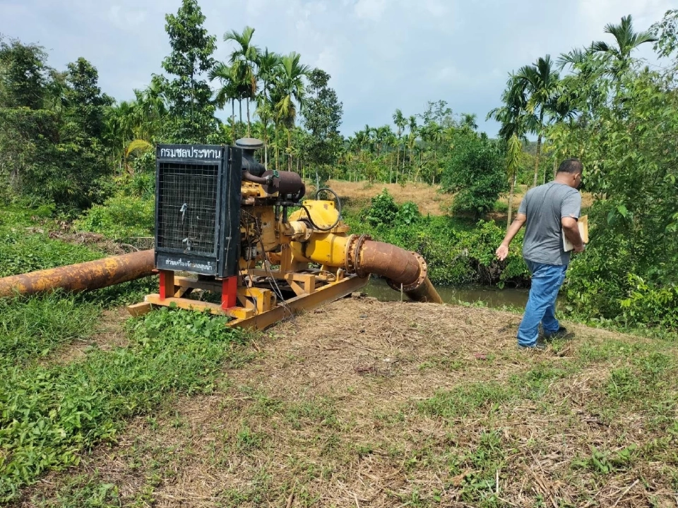 ชป.ระดมติดตั้งเครื่องสูบน้ำ เพิ่มประสิทธิภาพการส่งน้ำ