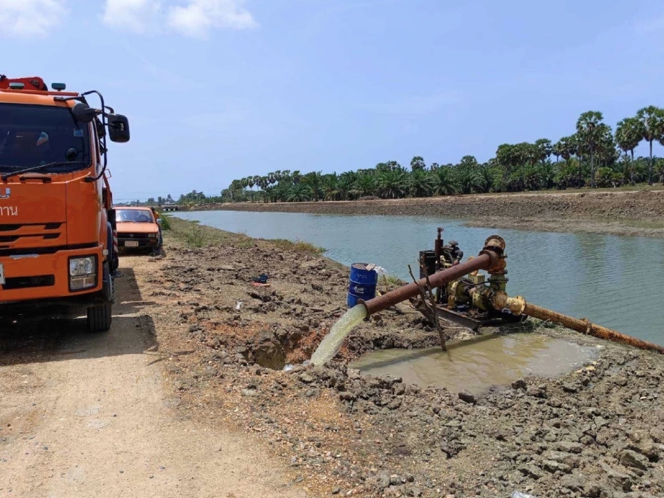 ชป.ระดมติดตั้งเครื่องสูบน้ำ เพิ่มประสิทธิภาพการส่งน้ำ