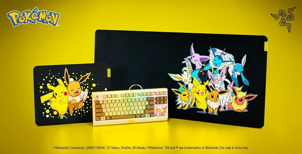 Razer คอลเลกชันโปเกมอน กลับมาสู่ตลาดอีกครั้ง พร้อมกับลวดลายใหม่