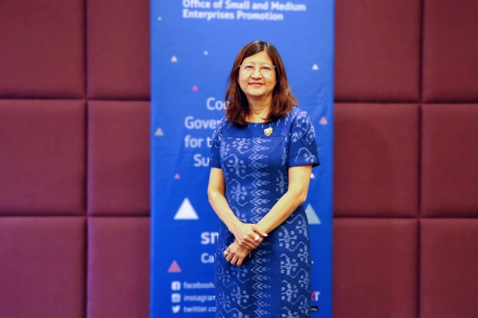 ดร.วิมลกานต์ โกสุมาศ รองผู้อำนวยการ สำนักงานส่งเสริมวิสาหกิจขนาดกลางและขนาดย่อม (สสว.)