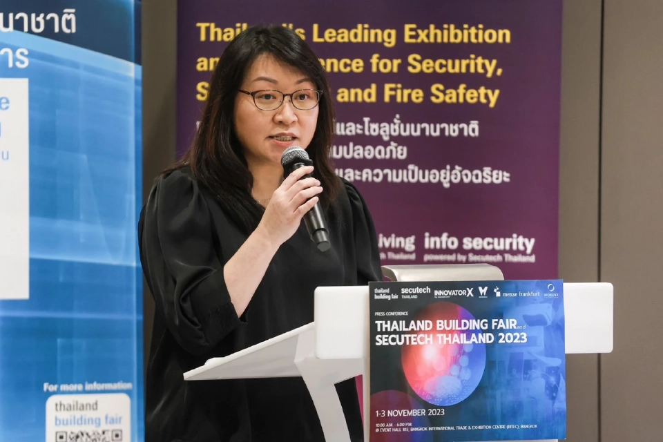 คุณลูเซีย หว่อง ผู้จัดการทั่วไป เมสเซ่ แฟรงเฟิร์ต ฮ่องกง (Messe Frankfurt Hongkong)