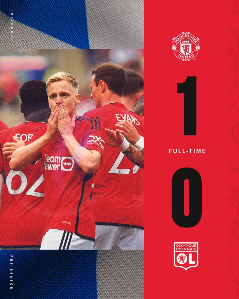 ดูบอลสด แมนยู พบ ลียง ฟุตบอลอุ่นเครื่องวันนี้ที่ช่อง MUTV