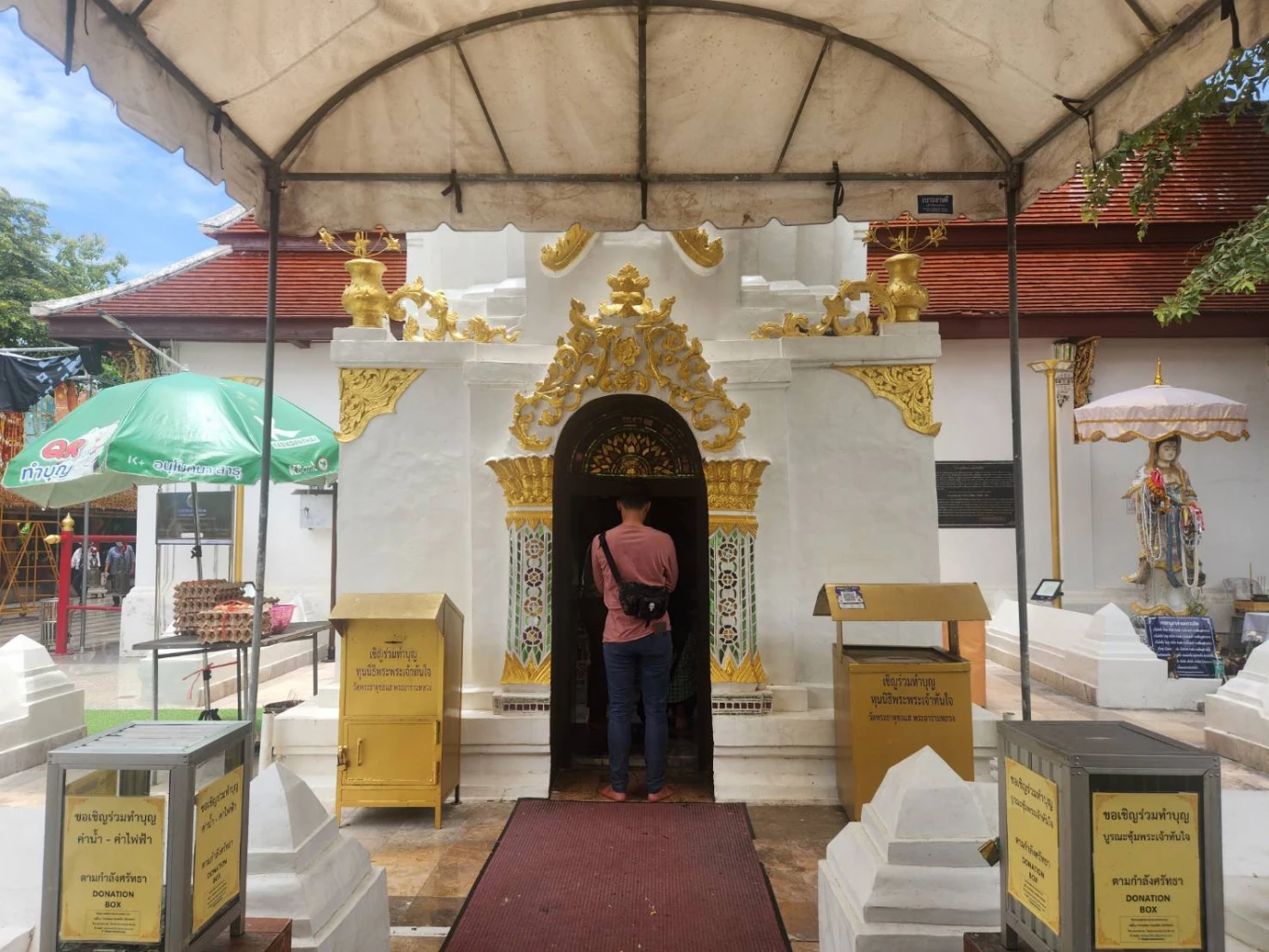 บทสวดขอพร”พระเจ้าทันใจ”ที่วัดพระธาตุช่อแฮ แพร่