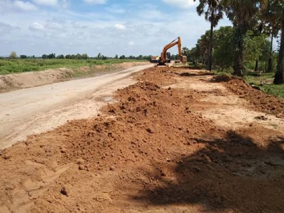ชป. เดินหน้าโครงการปรับปรุงทำนบดินพร้อมผิวถนนรอบอ่างเก็บน้ำหนองกองแก้ว จังหวัดขอนแก่น