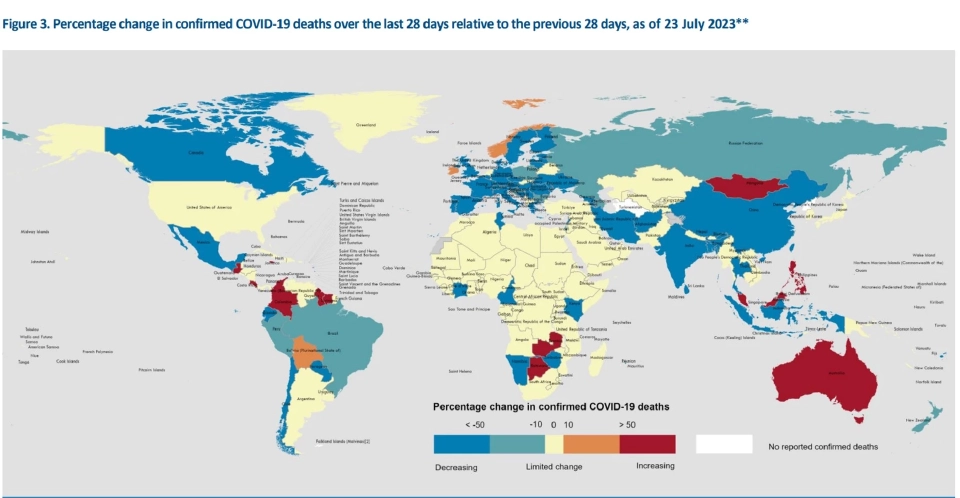 ประเทศที่มี &quot;ผู้เสียชีวิตรายใหม่&quot; จากโควิด-19 มากที่สุด