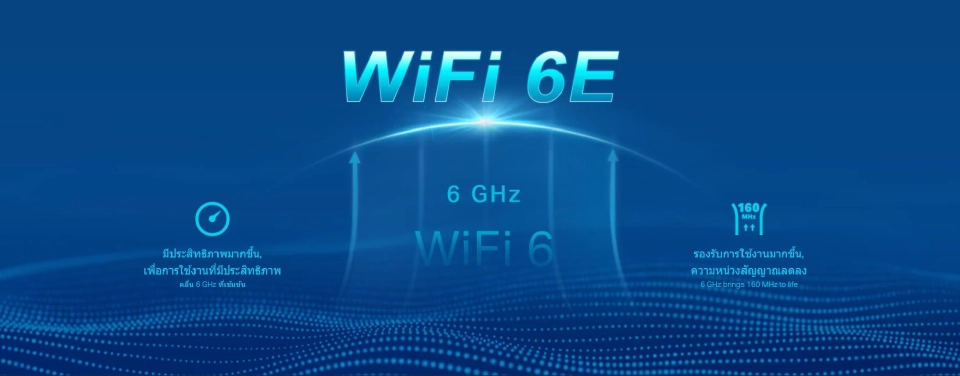 WiFi 6E ติดสปีดเน็ตไร้สาย“สตรีมวิดีโอ 8K-VR/AR” ไหลลื้น ไม่สะดุด