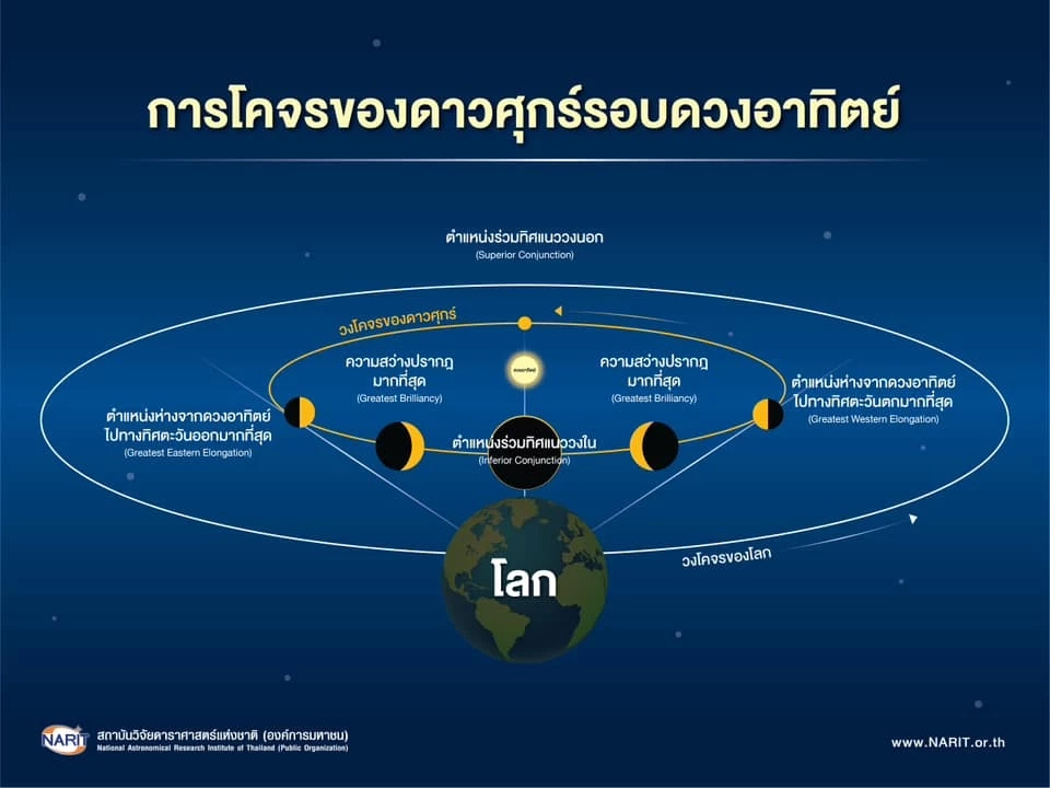 การโคจรของดาวศุกร์รอบดวงอาทิตย์
