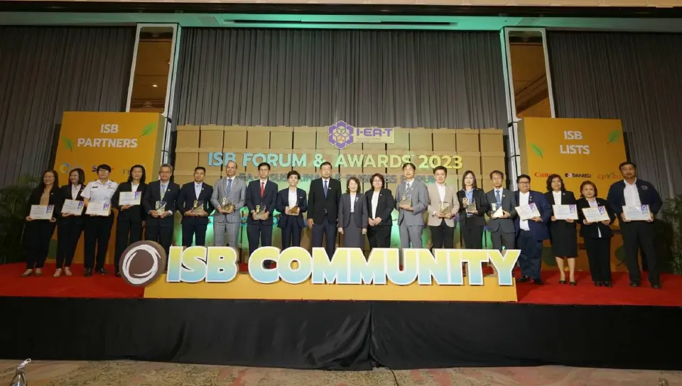 เปิด 9 ผู้ประกอบการ พัฒนาอย่างยั่งยืน คว้ารางวัล กนอ. “ISB Award 2023”