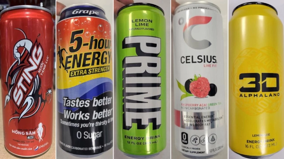 บางประเทศเช่น แคนาดา มีกฎที่เข้มงวด เหล่านี้เป็นตัวอย่างแบรนด์ที่ถูกเรียกเก็บจากตลาดเนื่องจากการติดฉลากและมีคาเฟอีนปริมาณสูงเกินกำหนด