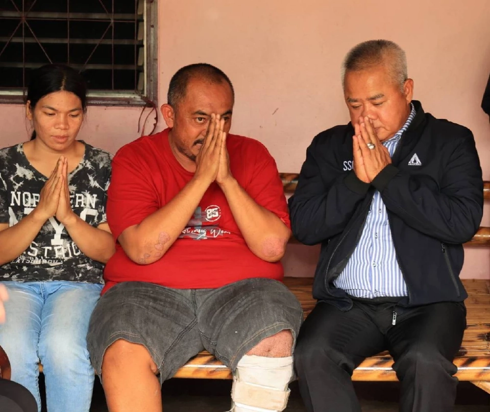 "พิพัฒน์" รมว.แรงงาน มอบ "บุญสงค์" ลงพื้นที่ตรวจเยี่ยมผู้ประกันตนทุพพลภาพ จ.อุดรธานี