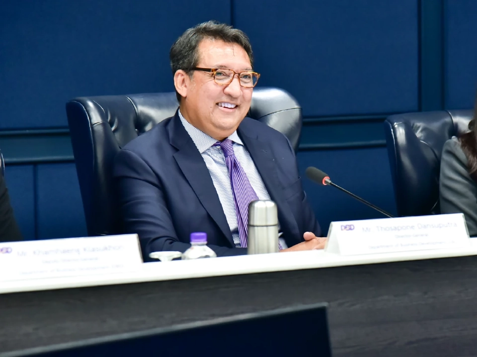 นายทศพล ทังสุบุตร อธิบดีกรมพัฒนาธุรกิจการค้า