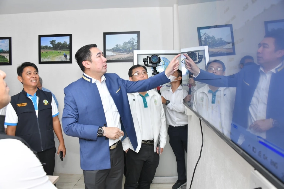 กรมชลฯ รุกขับเคลื่อน SMART FARM นำร่องเทคโนโลยีบริหารจัดการน้ำ