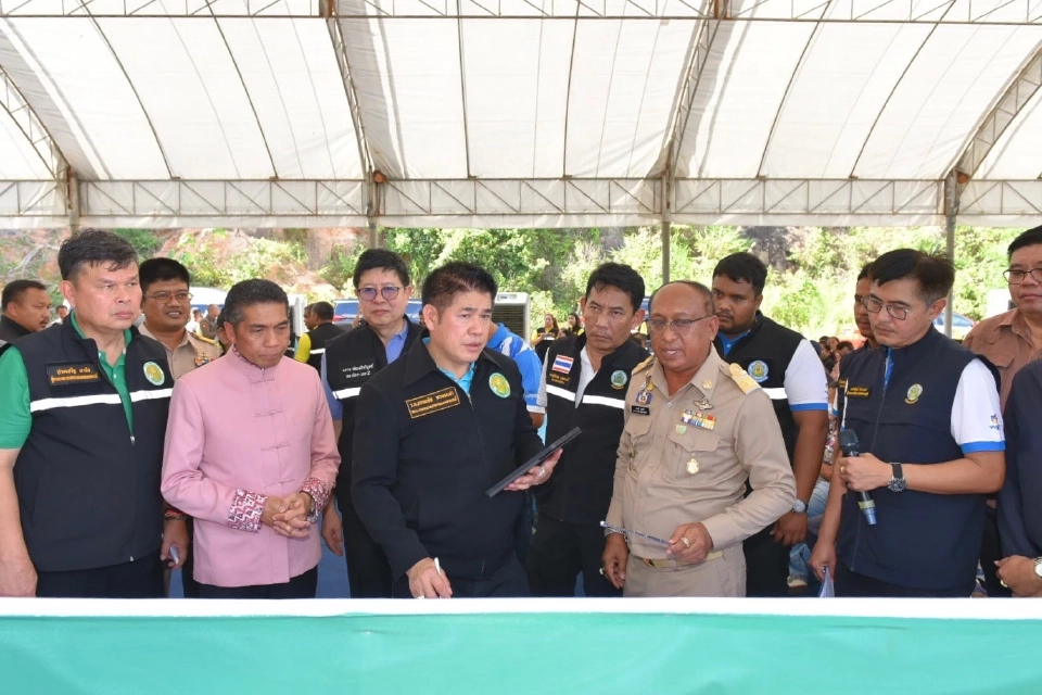 รมว.ธรรมนัส ติดตามการบริหารจัดการน้ำอ่างฯบางเหนียวดำ แหล่งน้ำผลิตประปา