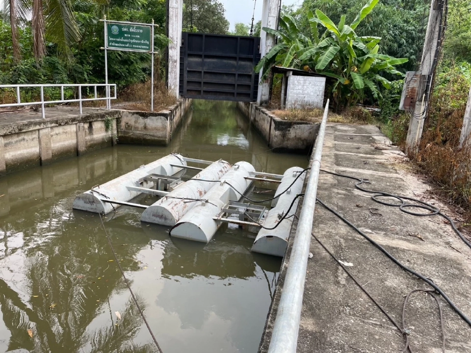 ชป.ยังคงติดตั้งเครื่องสูบน้ำต่อเนื่อง แม้สถานการณ์บางพื้นที่เริ่มคลี่คลาย