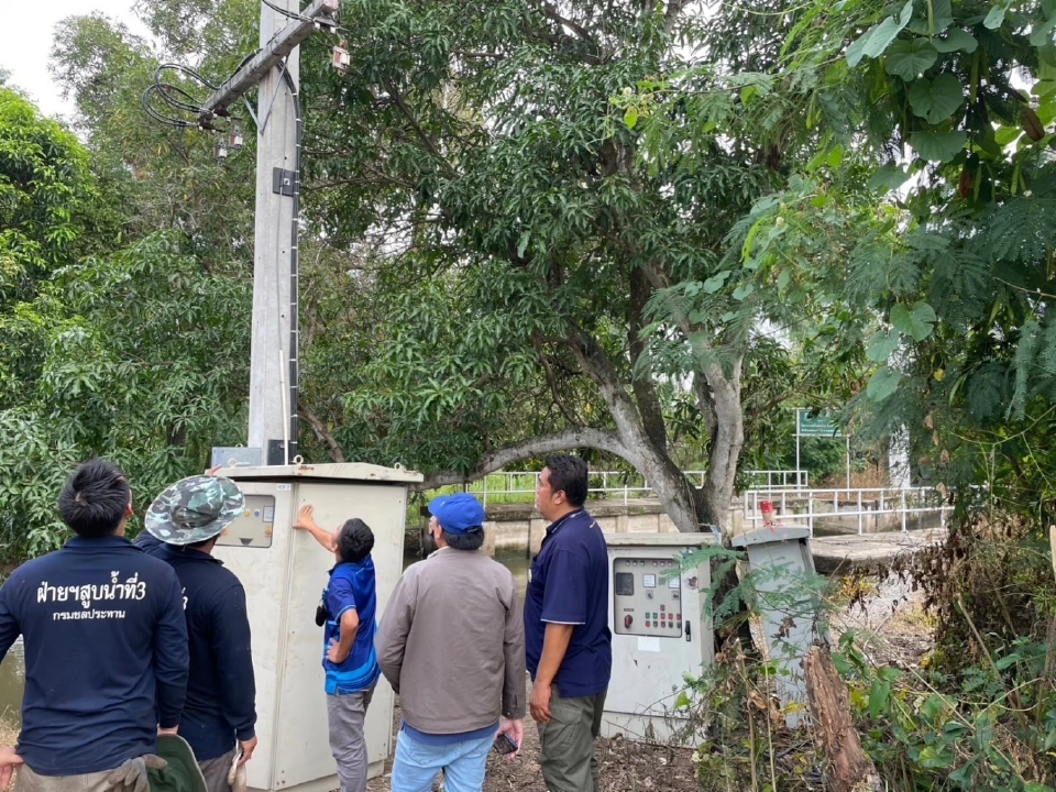 ชป.ยังคงติดตั้งเครื่องสูบน้ำต่อเนื่อง แม้สถานการณ์บางพื้นที่เริ่มคลี่คลาย