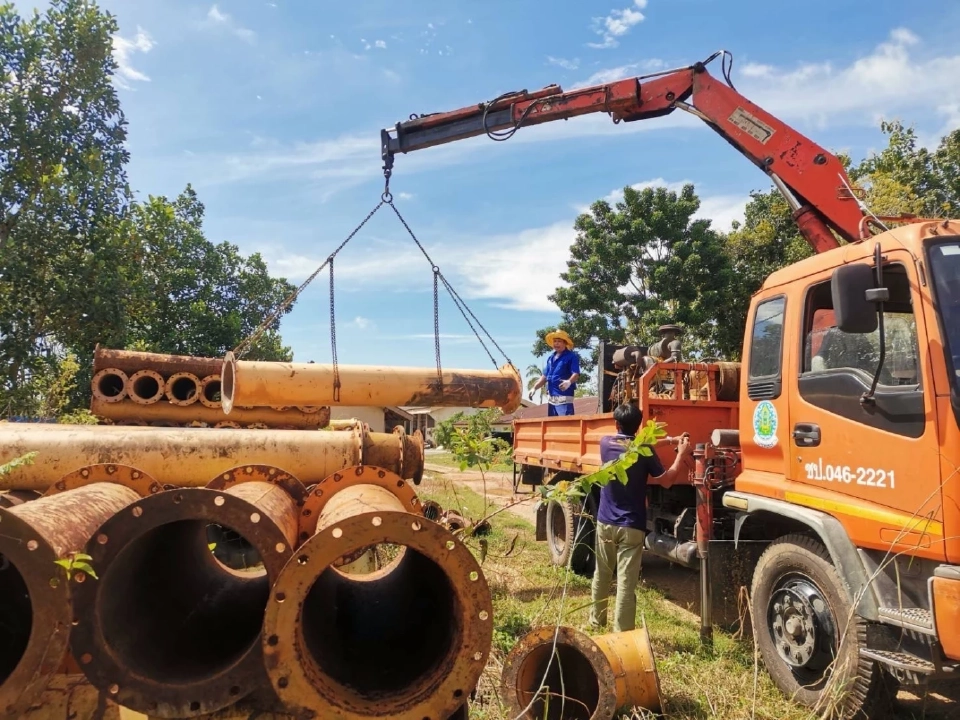 ชป.ยังคงติดตั้งเครื่องสูบน้ำต่อเนื่อง แม้สถานการณ์บางพื้นที่เริ่มคลี่คลาย