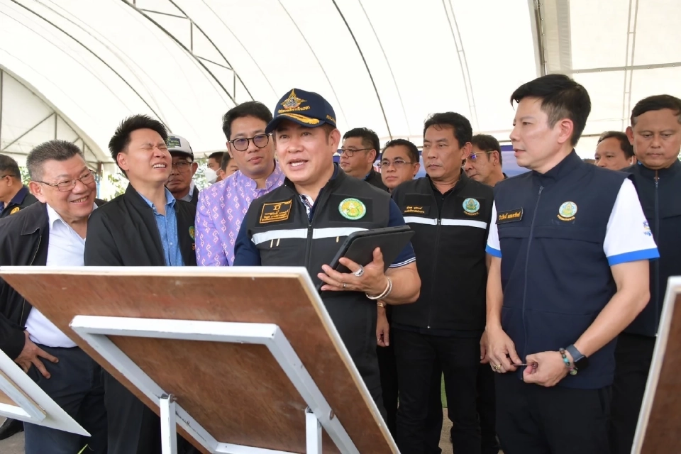 รมว.ธรรมนัส เยือนแปดริ้ว สั่งชป.เร่งปรับปรุงระบบชลประทาน