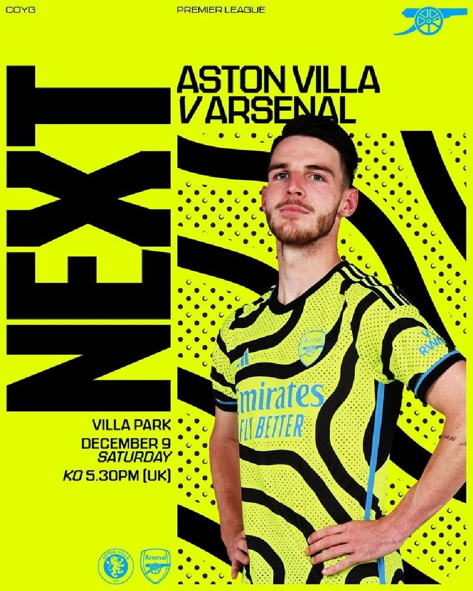 ถ่ายทอดสด แอสตัน วิลล่า พบ อาร์เซนอล ฟุตบอลพรีเมียร์ลีก อังกฤษ