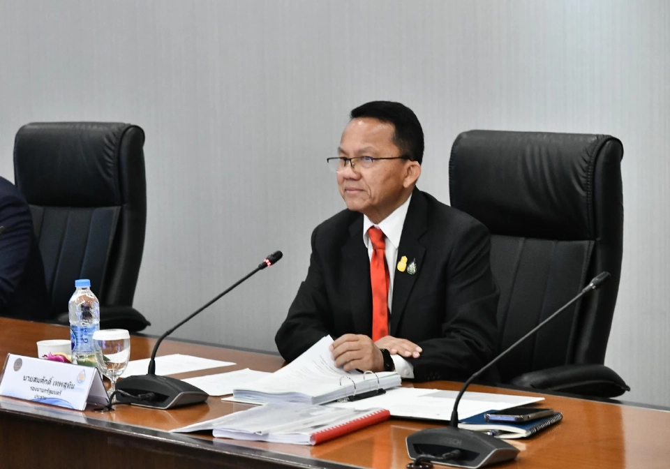 นายสมศักดิ์ เทพสุทิน รองนายกรัฐมนตรี เป็นประธานการประชุมคณะกรรมการทรัพยากรน้ำแห่งชาติ (กนช.)