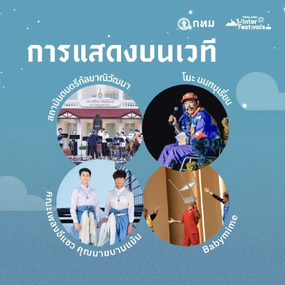 การแสดงบนเวทีในเทศกาลรวมพลคนศิลปะกรุงเทพ Colorful Bangkok Expo 2024 