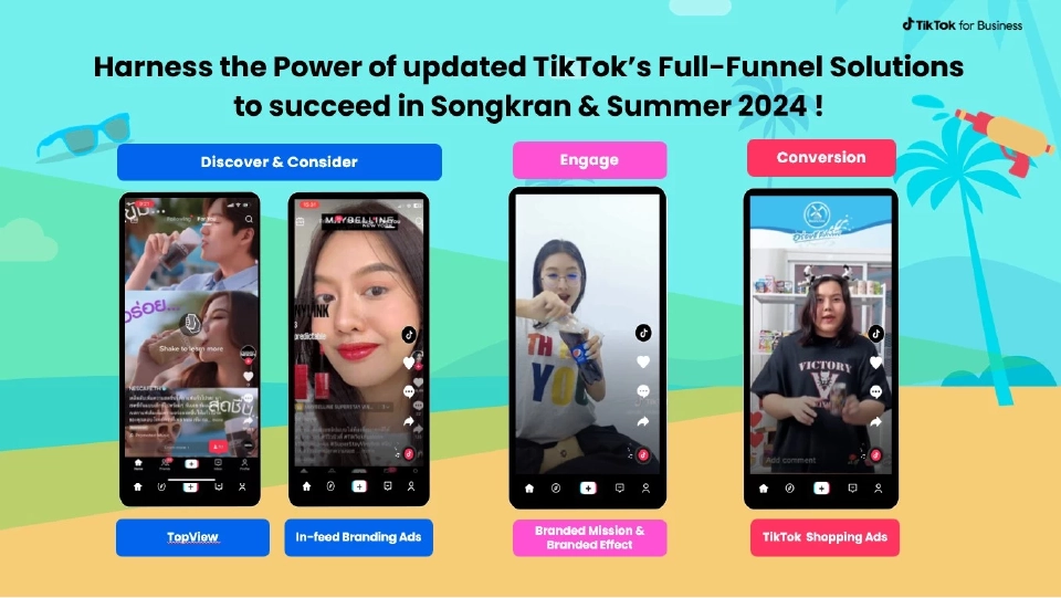 TikTok เผยข้อมูลเชิงลึกรับเทศกาลสงกรานต์และซัมเมอร์ปี 2567