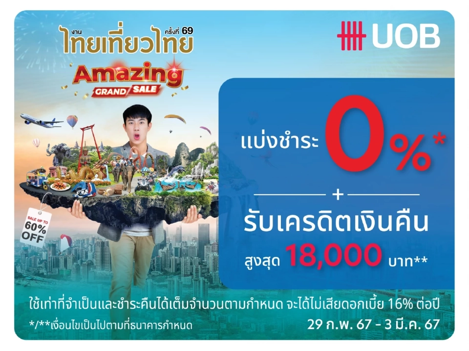 งานไทยเที่ยวไทย เริ่ม 29 ก.พ. -3 มี.ค.เช็คโปรโมชัน กิจกรรมไฮไลต์ที่นี่