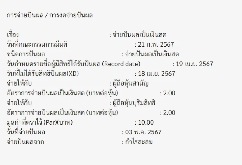TCAP เติบโตมั่นคง กำไรสุทธิปี 2566 ที่ 6,603 ล้าน ปันผลเพิ่มเป็น 3.20 บาท