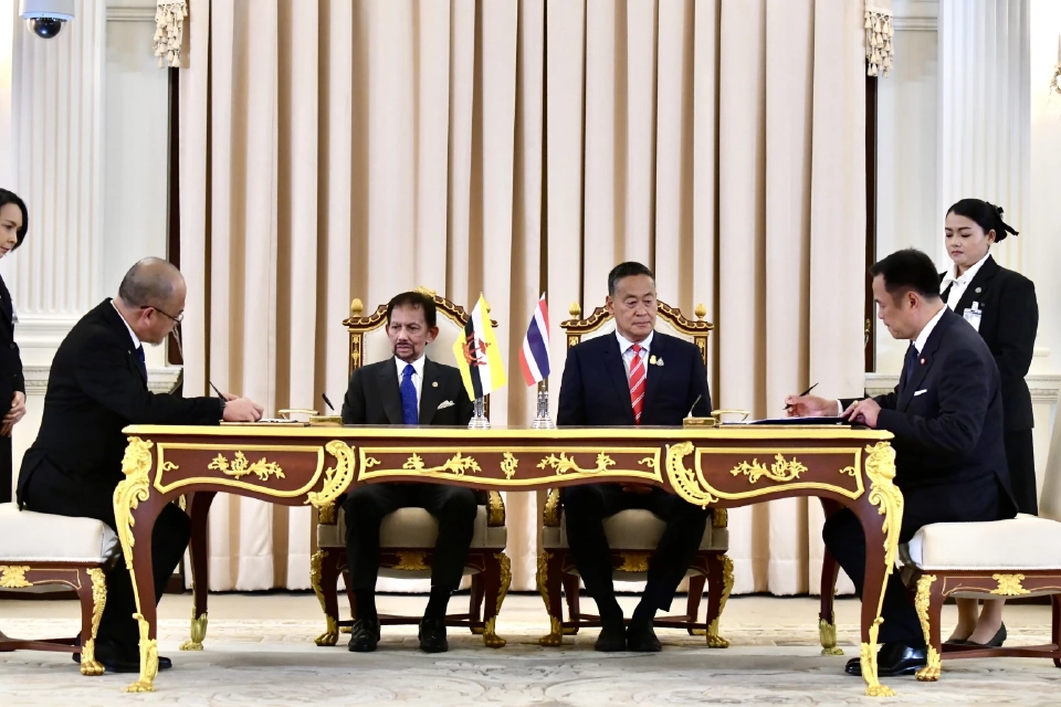 ไทย-บรูไนฯ ประกาศร่วมมือการค้า ดึงลงทุนอาหาร ปิโตรเคมี