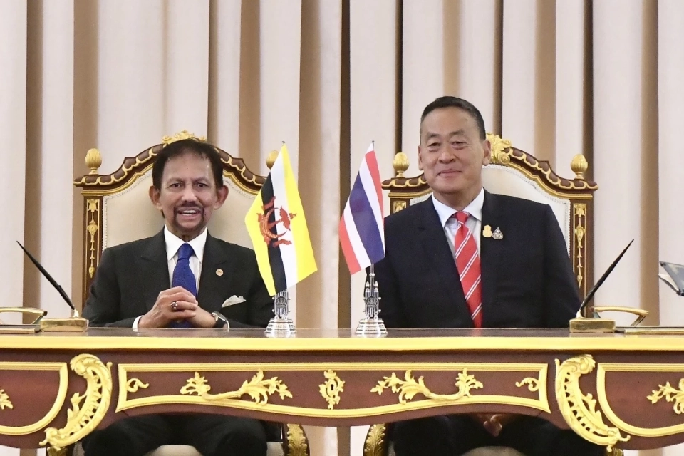 ไทย-บรูไนฯ ประกาศร่วมมือการค้า ดึงลงทุนอาหาร ปิโตรเคมี